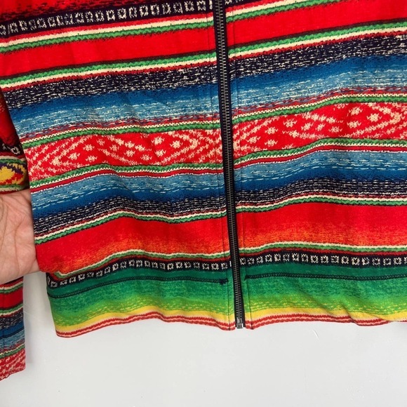 Lauren Ralph Lauren Aztec Print Front Zip Hoodie Womens Size: XS - Picture 3 of 5